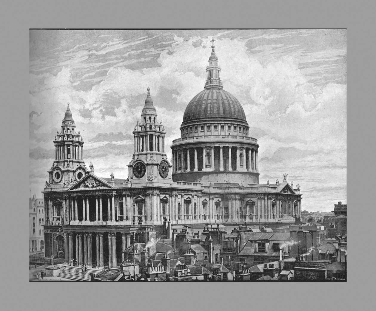 Catedral de San Pablo, Londres, c. 1900 de Frith and Co