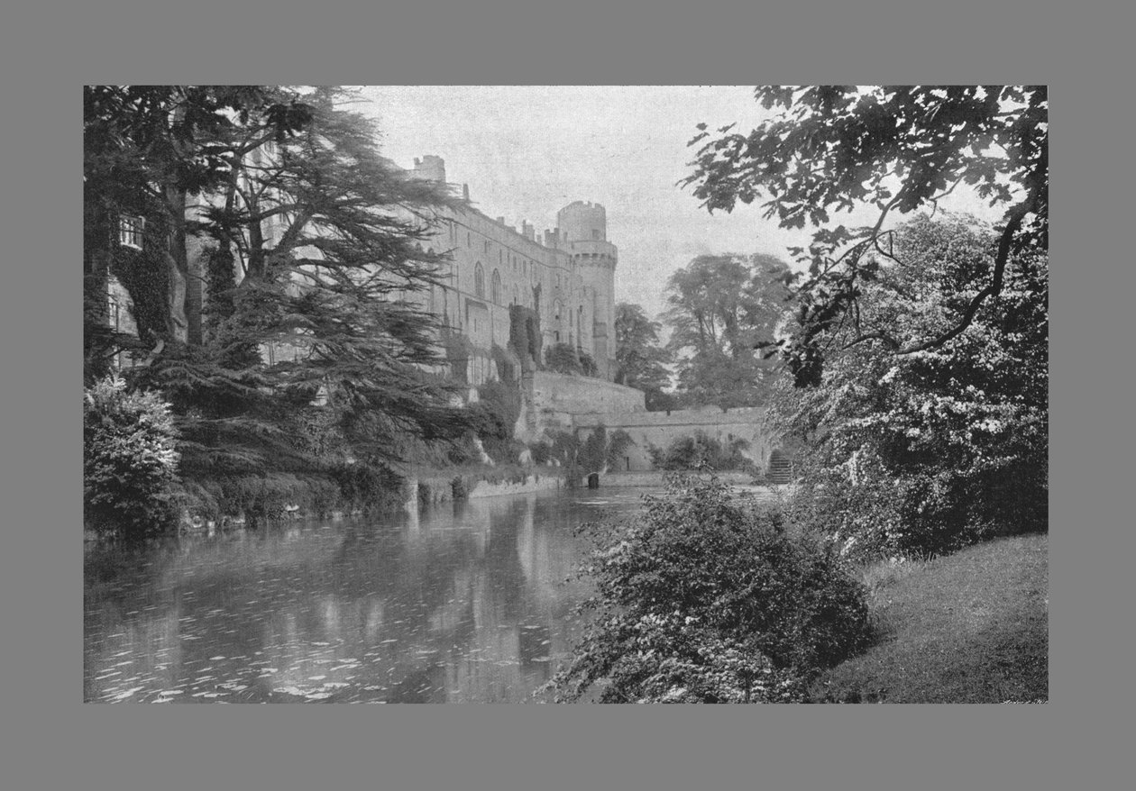 Castillo de Warwick, c1900 de Frith and Co