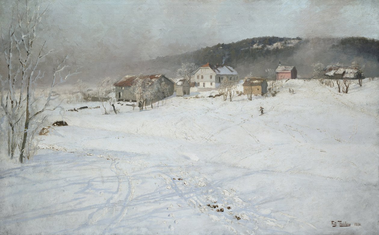 Invierno de Fritz Thaulow