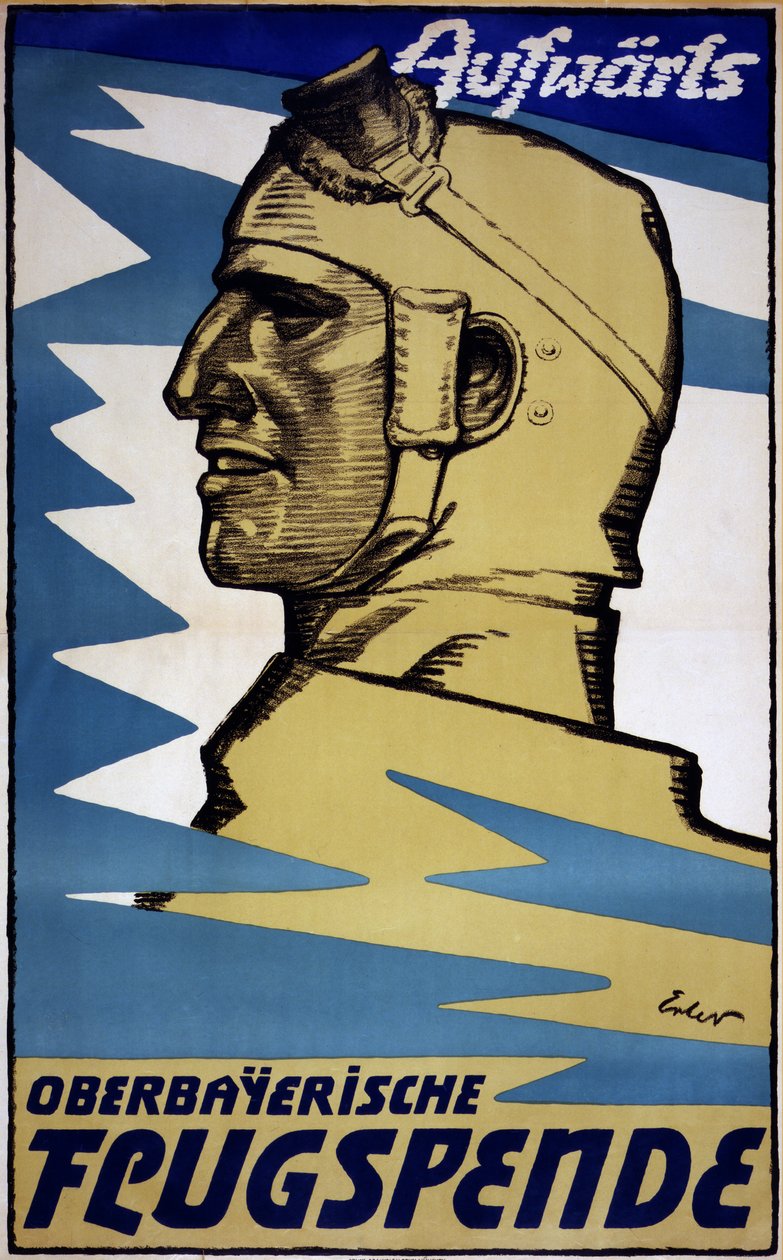 Adelante: Fondo de Aviación de Alta Baviera, 1916 de Fritz Erler