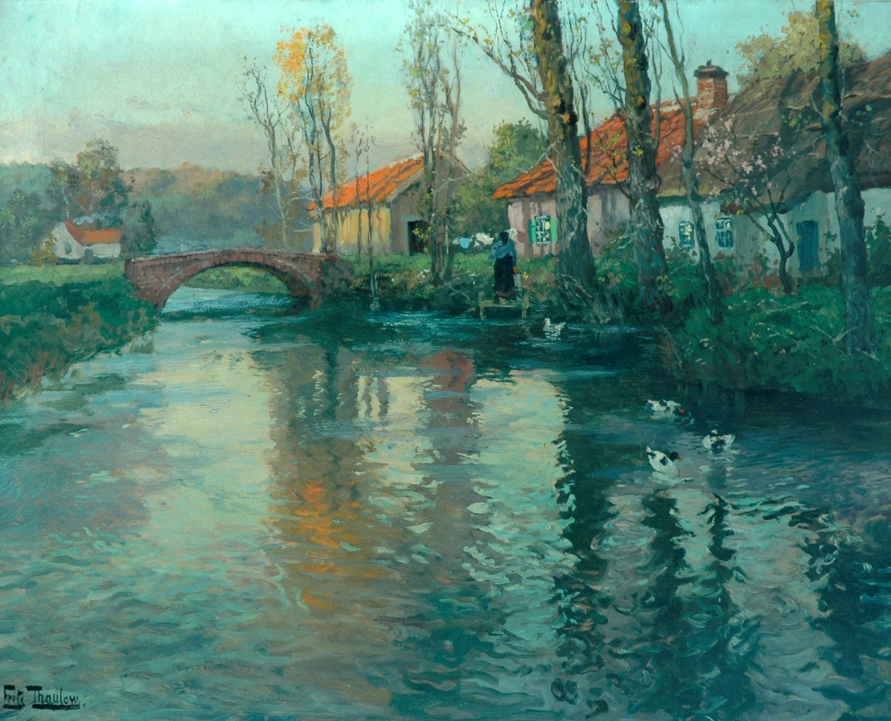 El río de Frits Thaulow
