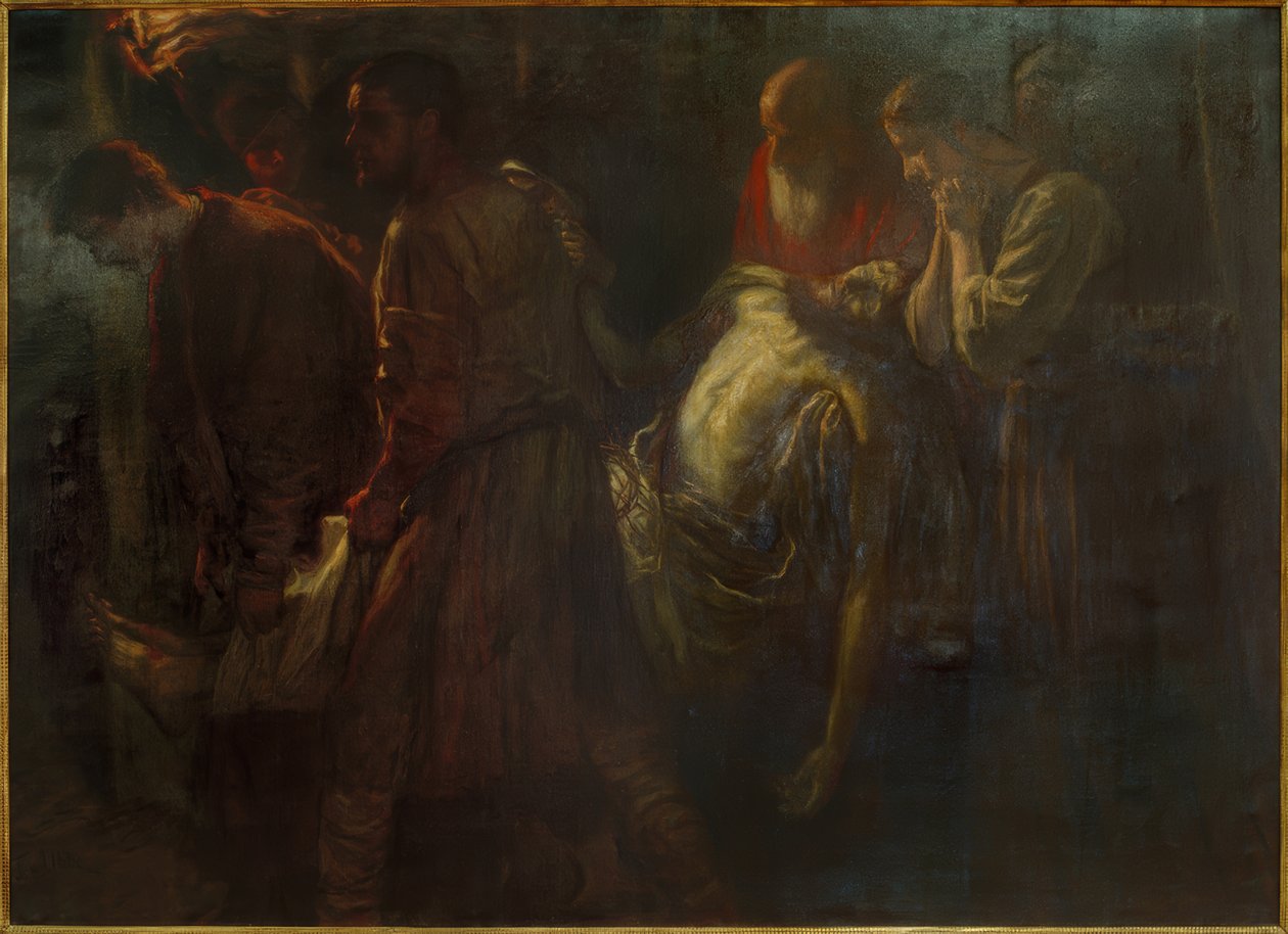 El entierro de Cristo de Fritz von Uhde