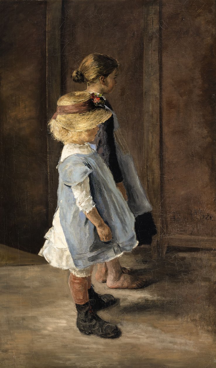 Estudio de niños de Fritz von Uhde