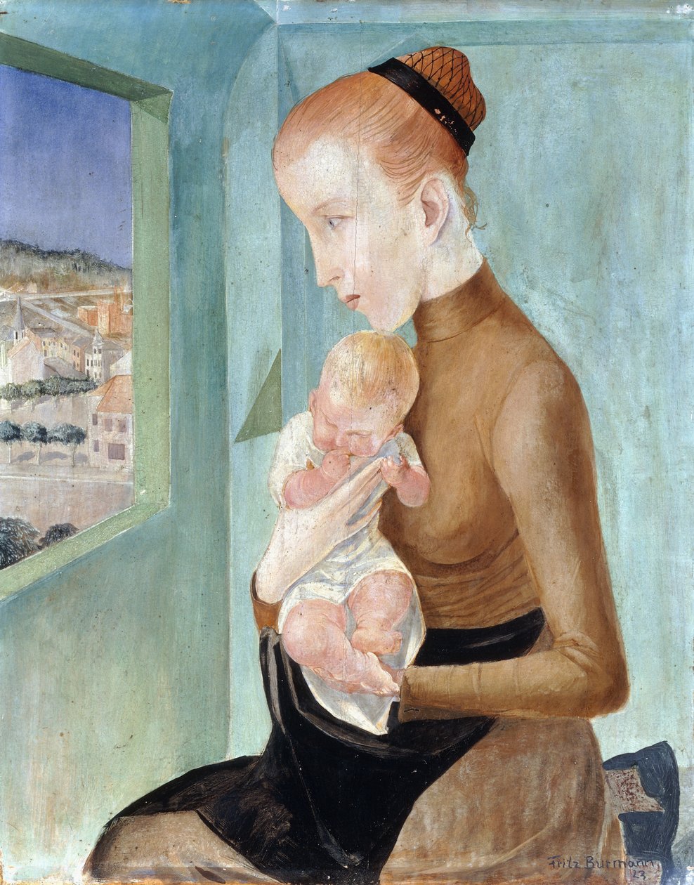 Madre e hijo de Fritz Burmann