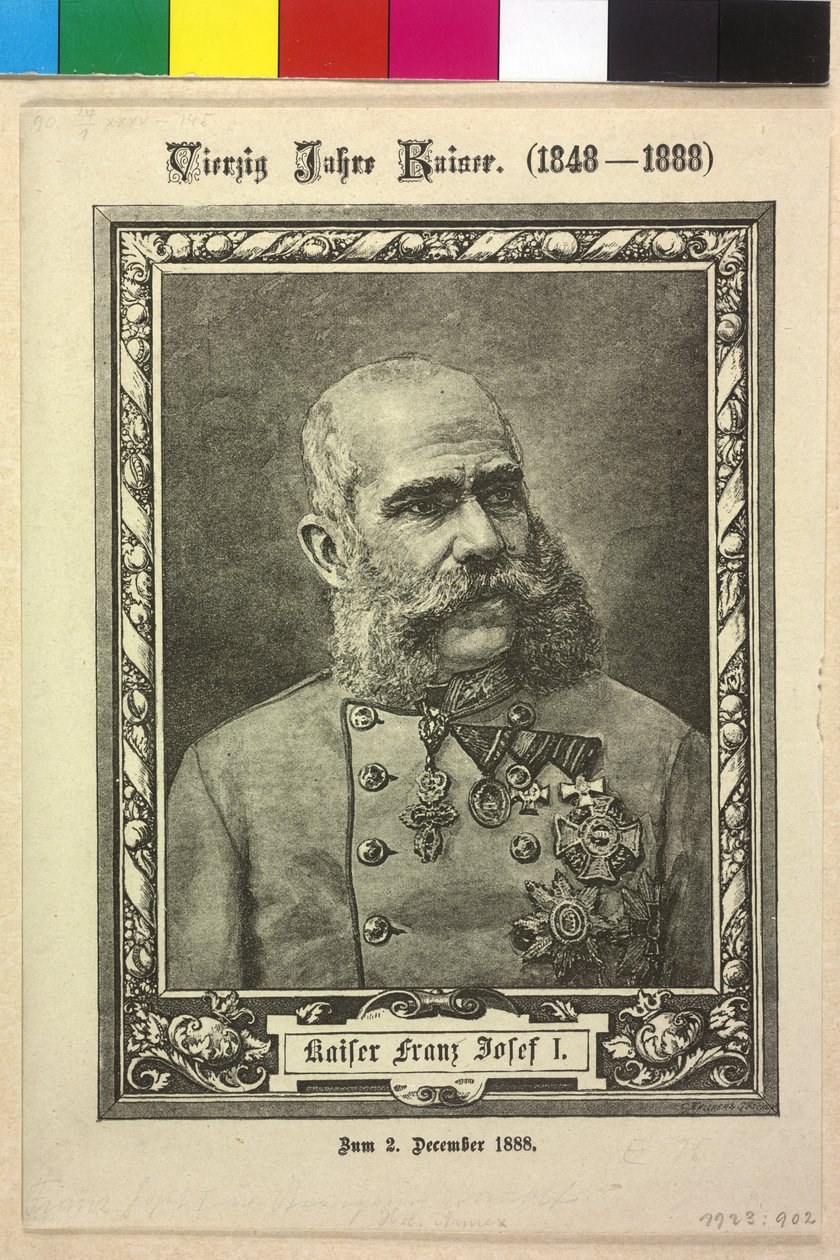 Emperador de Austria Francisco José I de Fritz Luckhardt