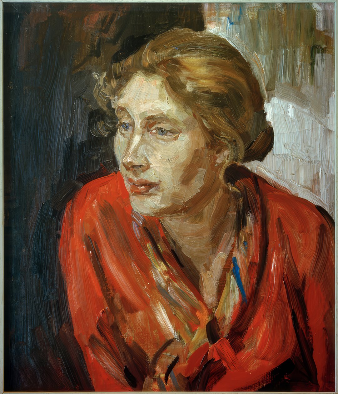 Retrato de la hija Alexandra de Fritz Mackensen