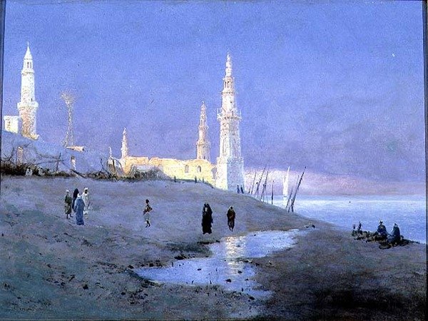 Atardecer en el Nilo de Fritz Staehr Olsen