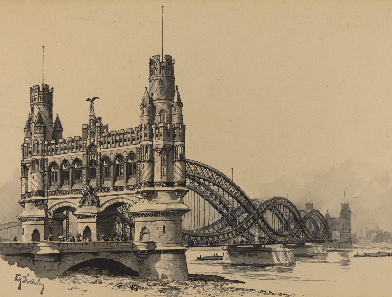 Elbbrücke de Fritz Stoltenberg