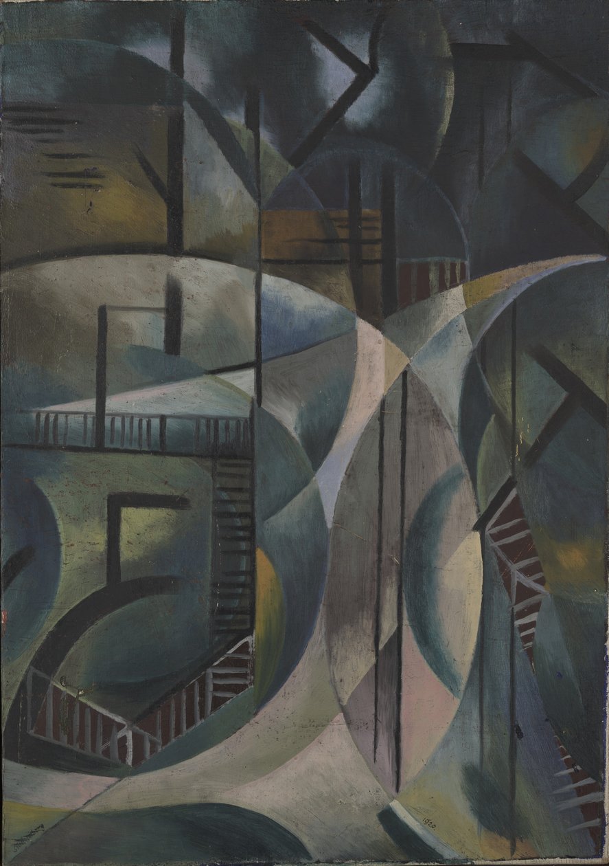 Paisaje en el parque, 1920 de Fritz Stuckenberg