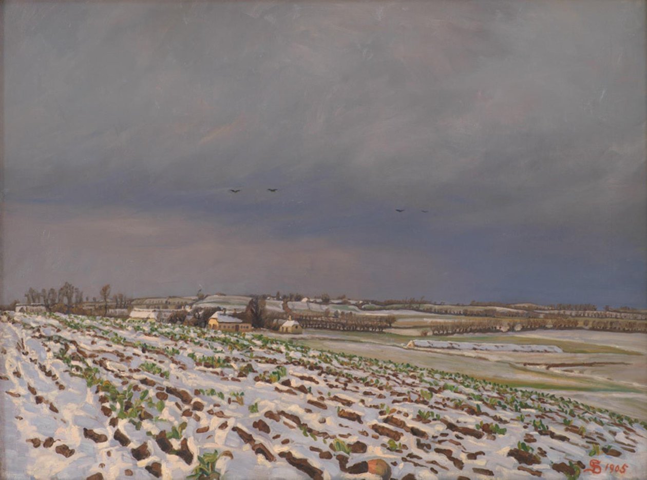 Nieve temprana de Fritz Syberg