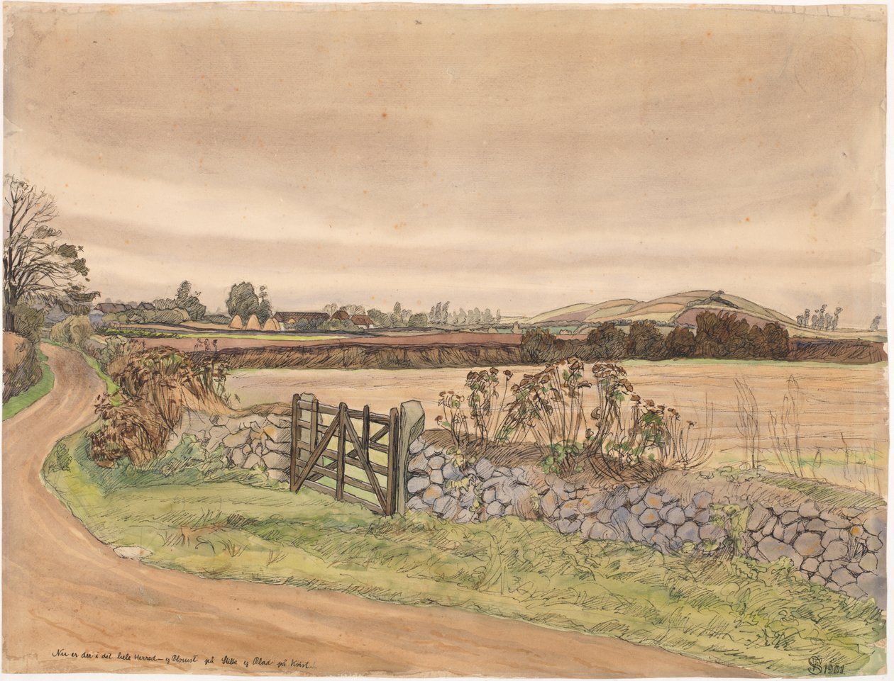 Paisaje de Otoño de Fritz Syberg