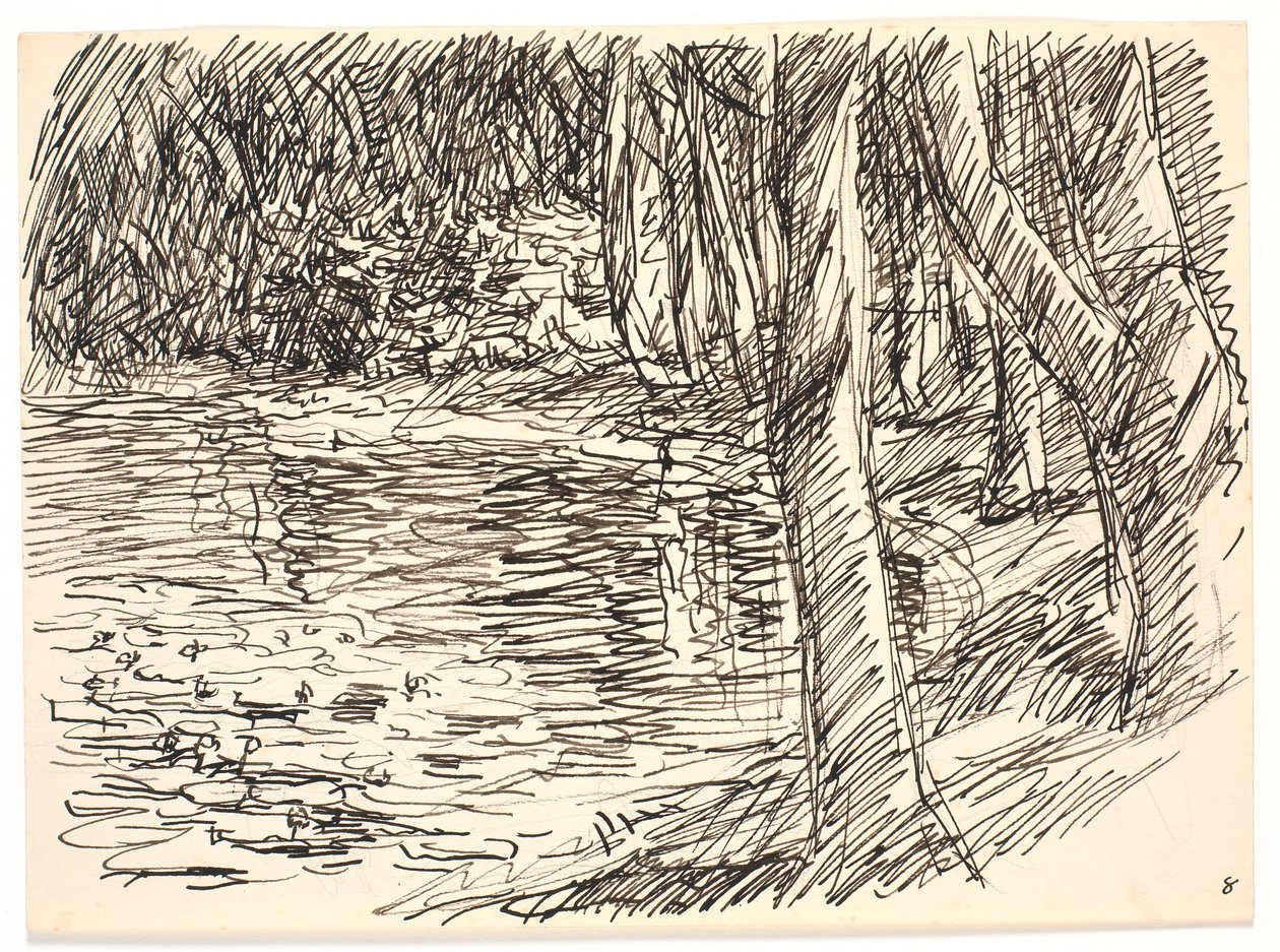 Un lago en el bosque de Fritz Syberg