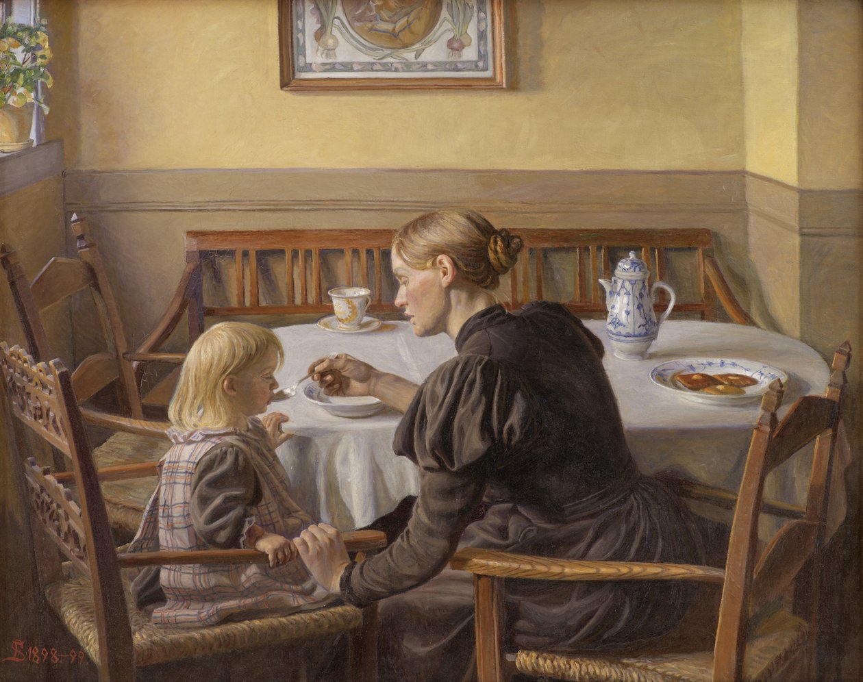 Madre e hijo de Fritz Syberg