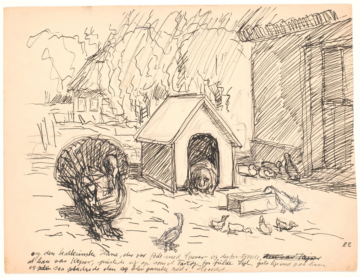 Y el gallo turco... de Fritz Syberg
