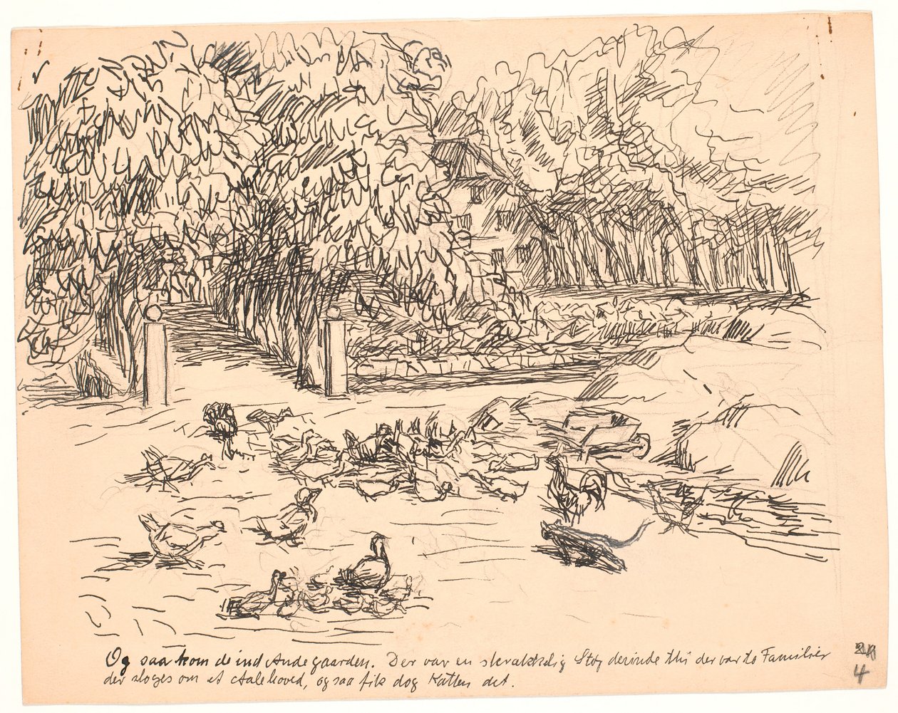 Y entonces entraron en el corral de los patos... de Fritz Syberg
