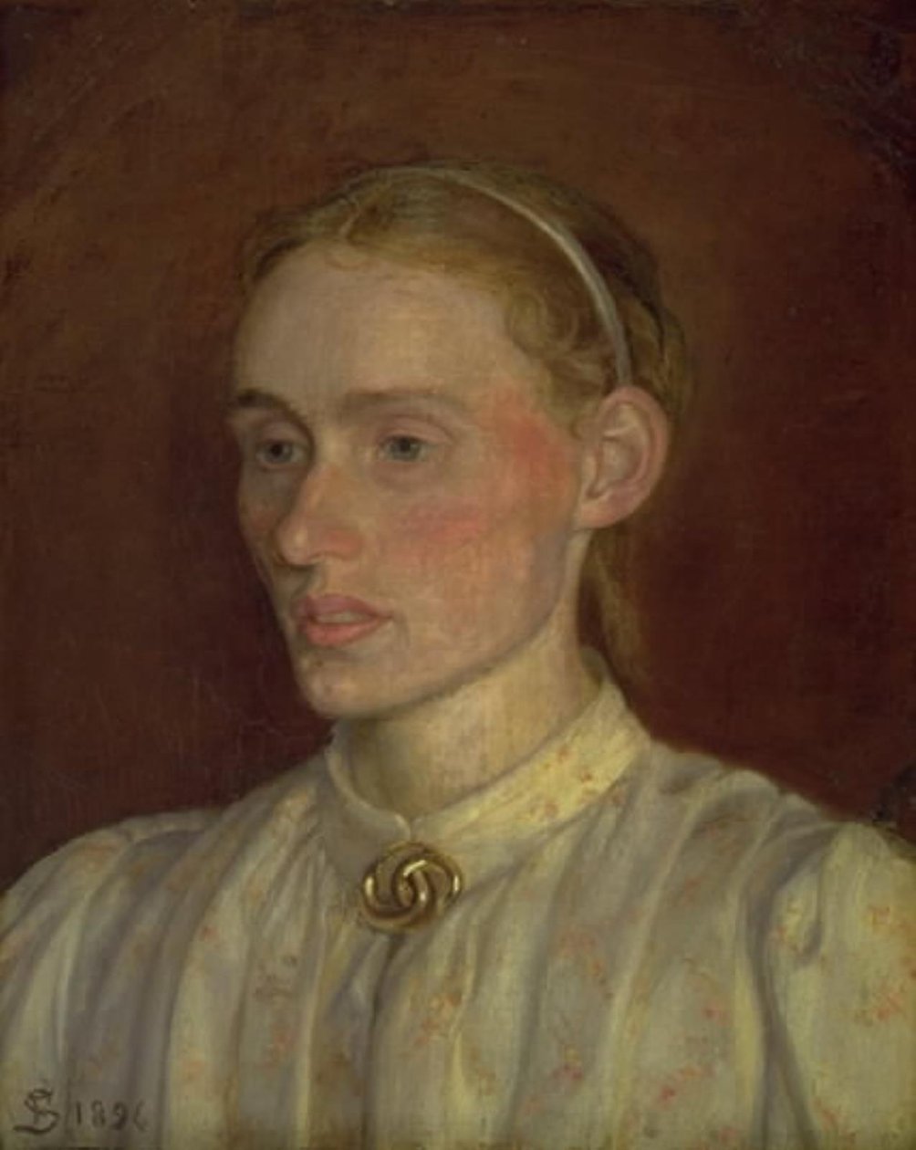 Retrato de Anna Syberg de Fritz Syberg