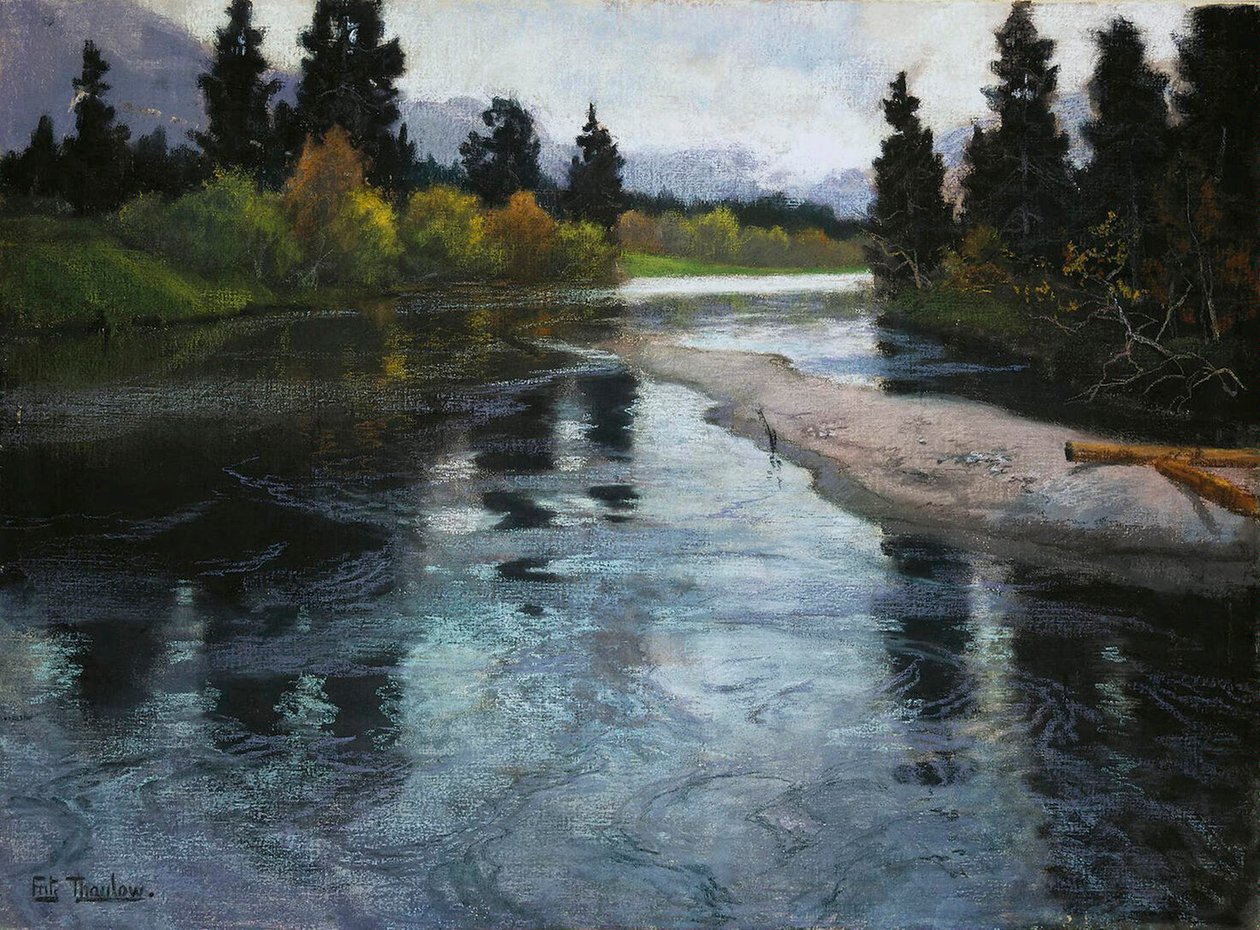 Río, c. 1883 de Fritz Thaulov