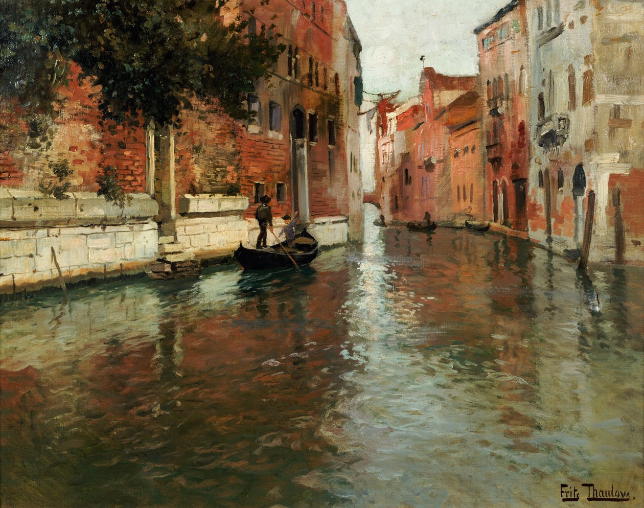 Un rincón veneciano de Frits Thaulow