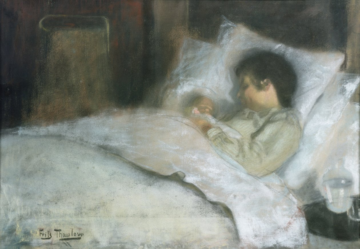 Alexandra con Harald de Fritz Thaulow