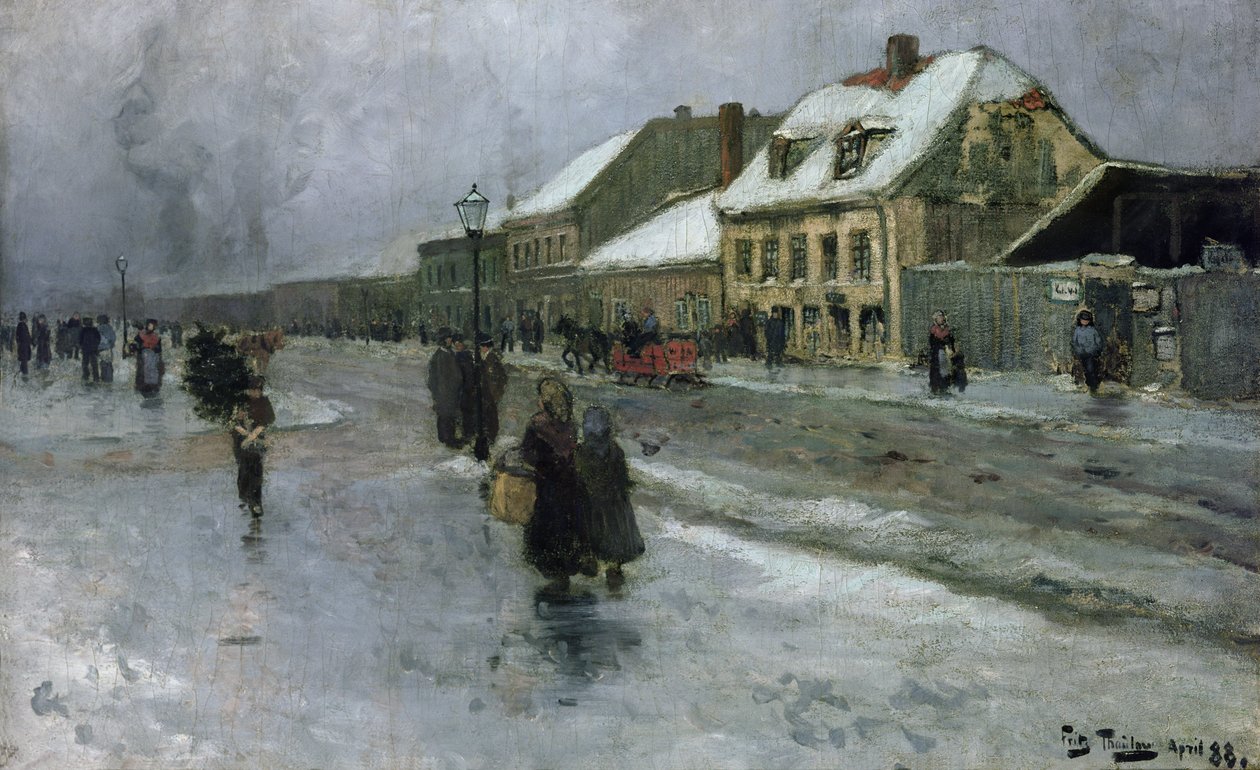 Desde Groenlandia (Kristiania / Oslo) de Fritz Thaulow