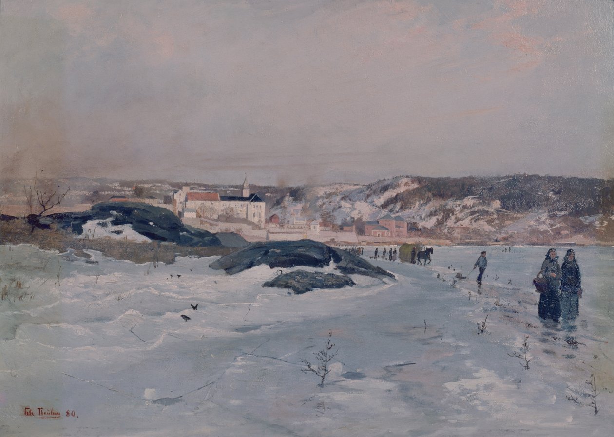 Desde Tyvholmen de Fritz Thaulow