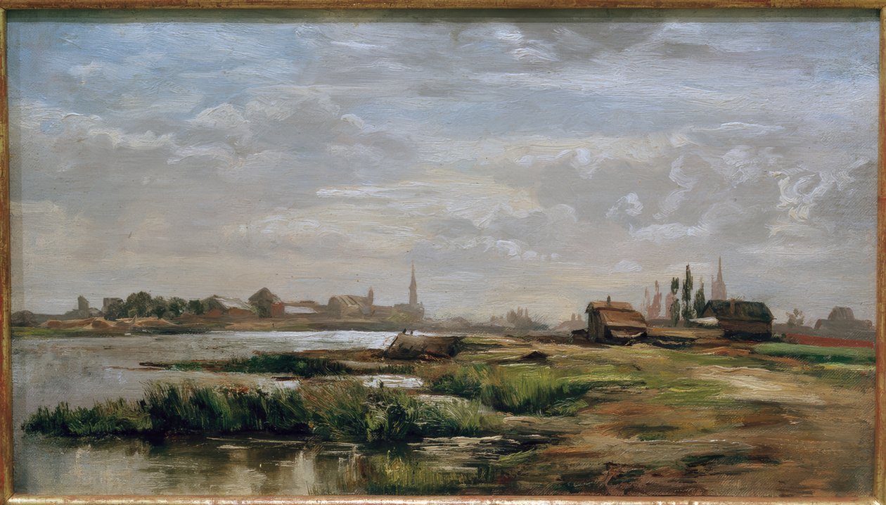 Fritz Wucherer, paisaje fluvial de Fritz Wucherer