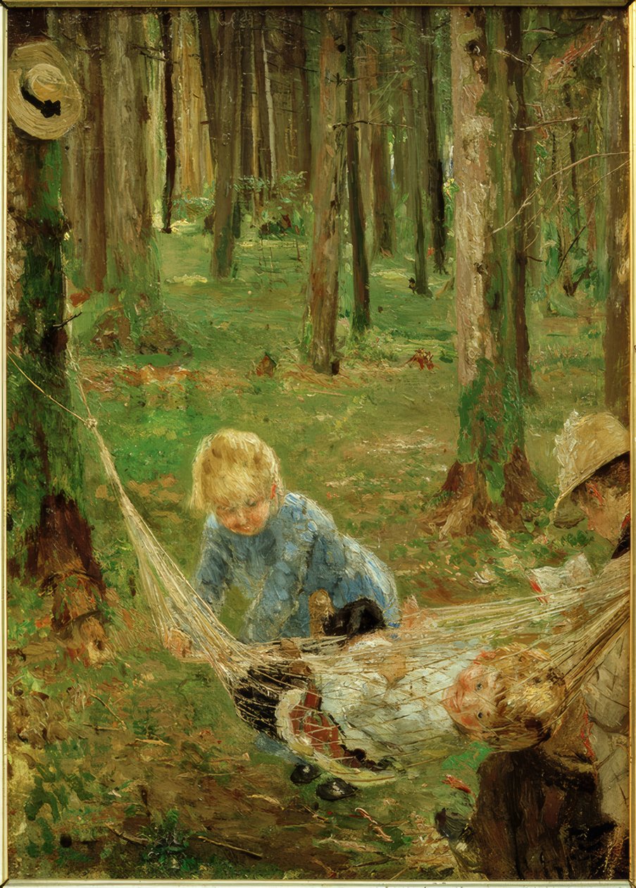 En la hamaca de Fritz von Uhde