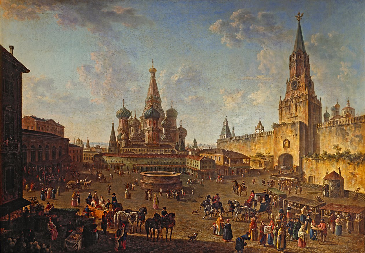 Ruso: "Plaza Roja de Moscú" Plaza Roja de Moscú de Fyodor Alekseyev