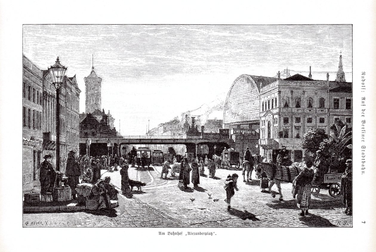 En la estación Alexanderplatz de G. Heuer