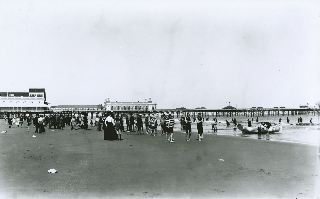 Playa de Atlantic City, Nueva Jersey de G.P. Hall und Sohn
