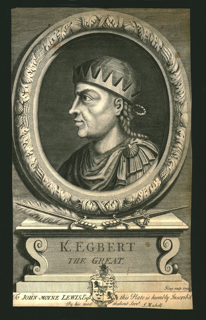 Rey Egberto el Grande, 1732 de G King