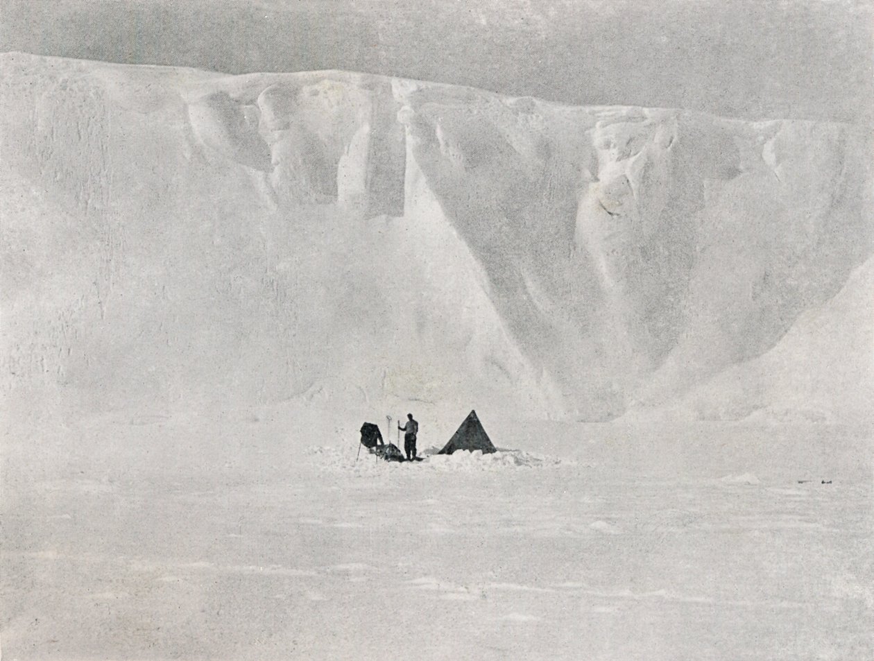 Glaciar Dugdale, c1911, 1913 de G. Murray Levick