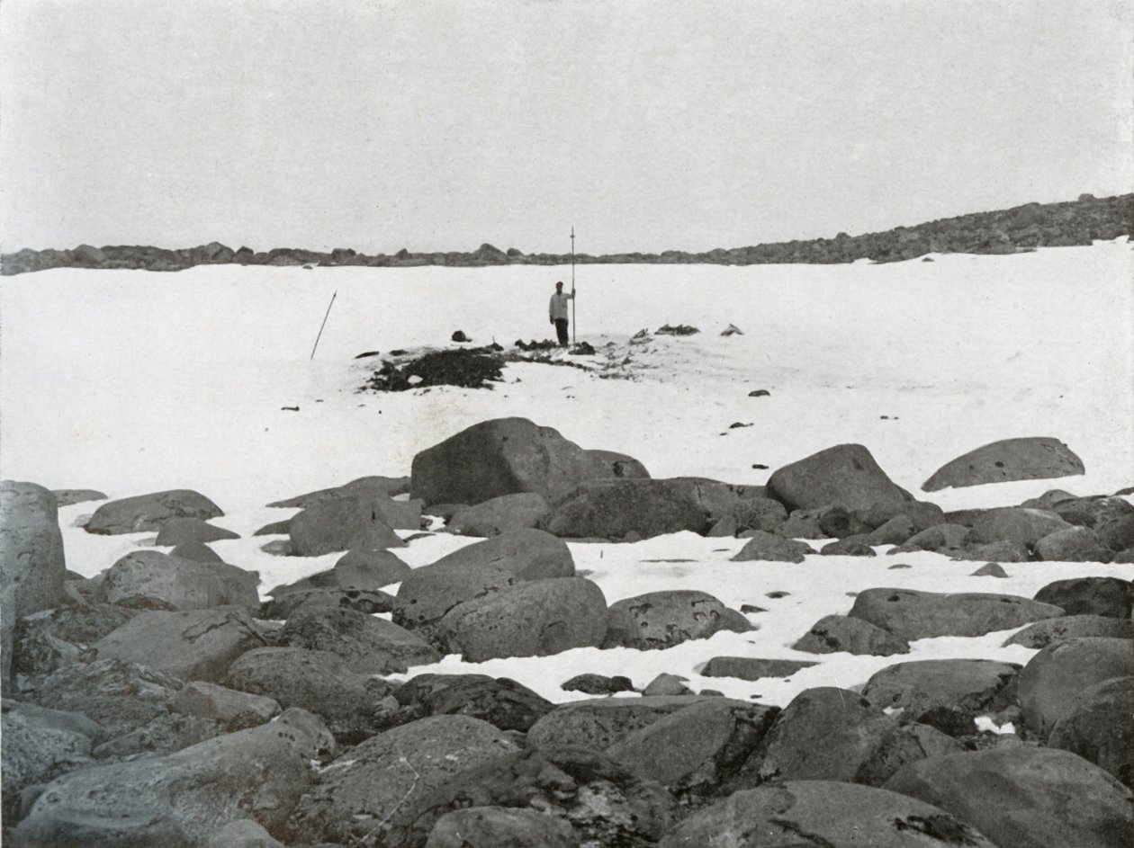 Exterior de un iglú, c1911 de G. Murray Levick