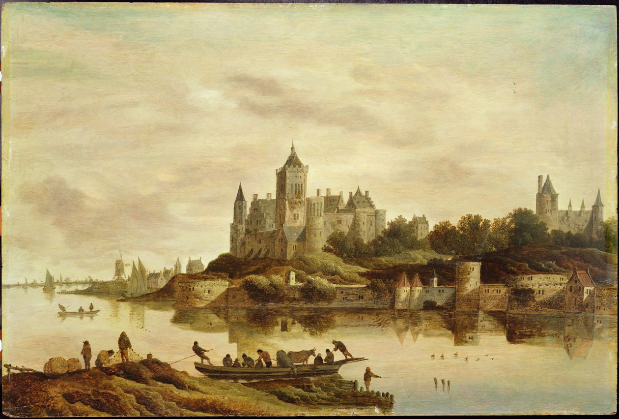Vista de Het Valckhof, Nimega de G. W. Berckhout