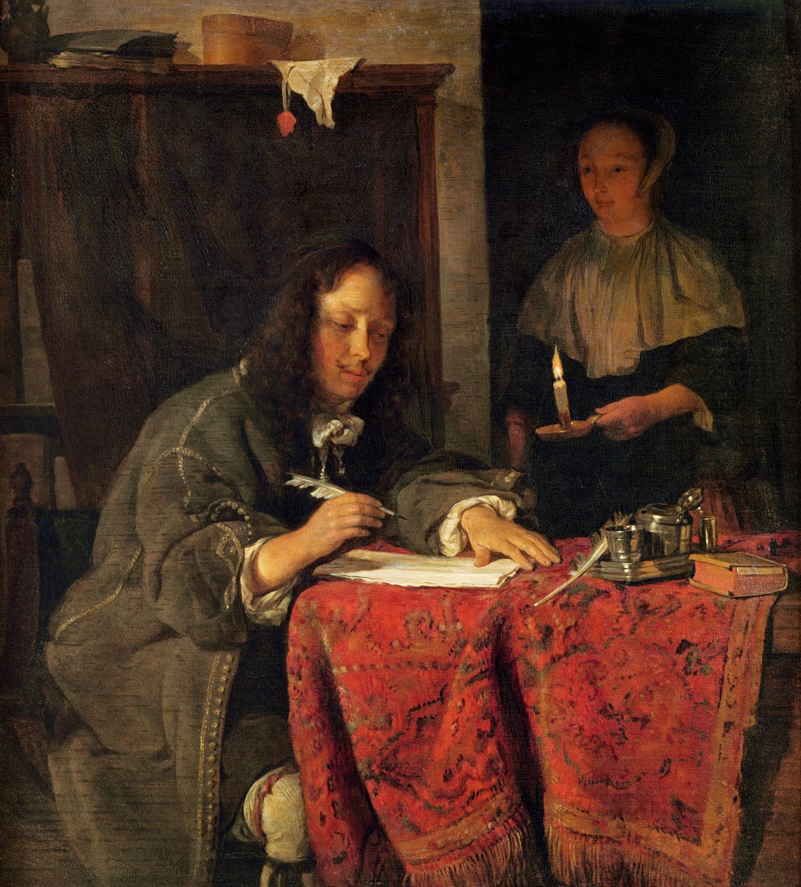 El escritor de Gabriel Metsu