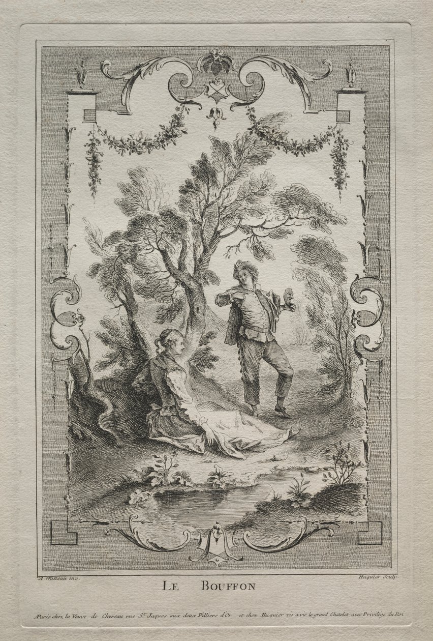 El bufón, arabesco de Gabriel Huquier