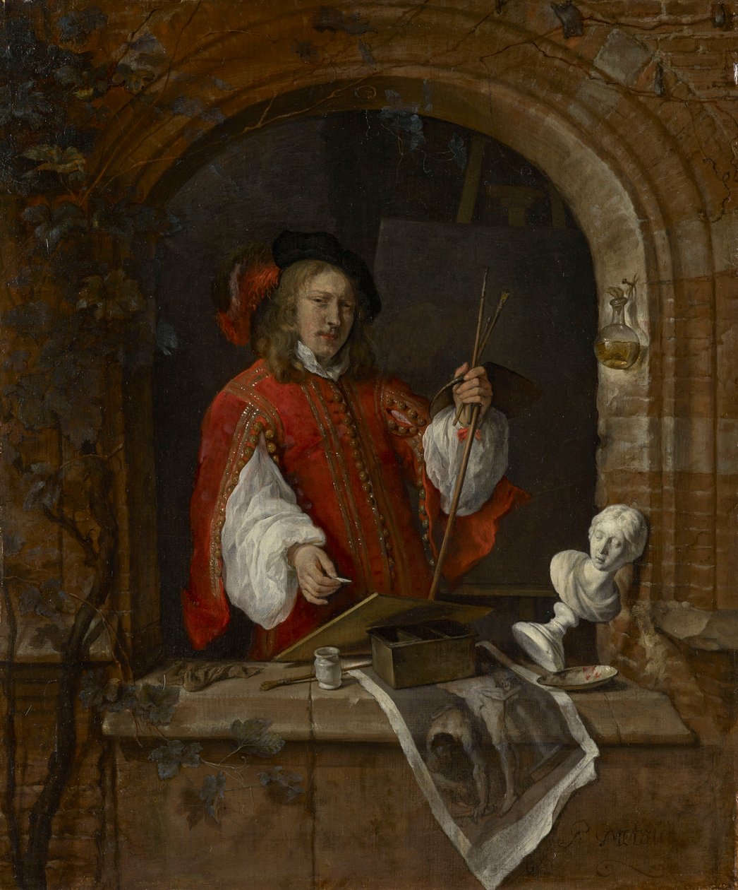 Un autorretrato de Gabriel Metsu
