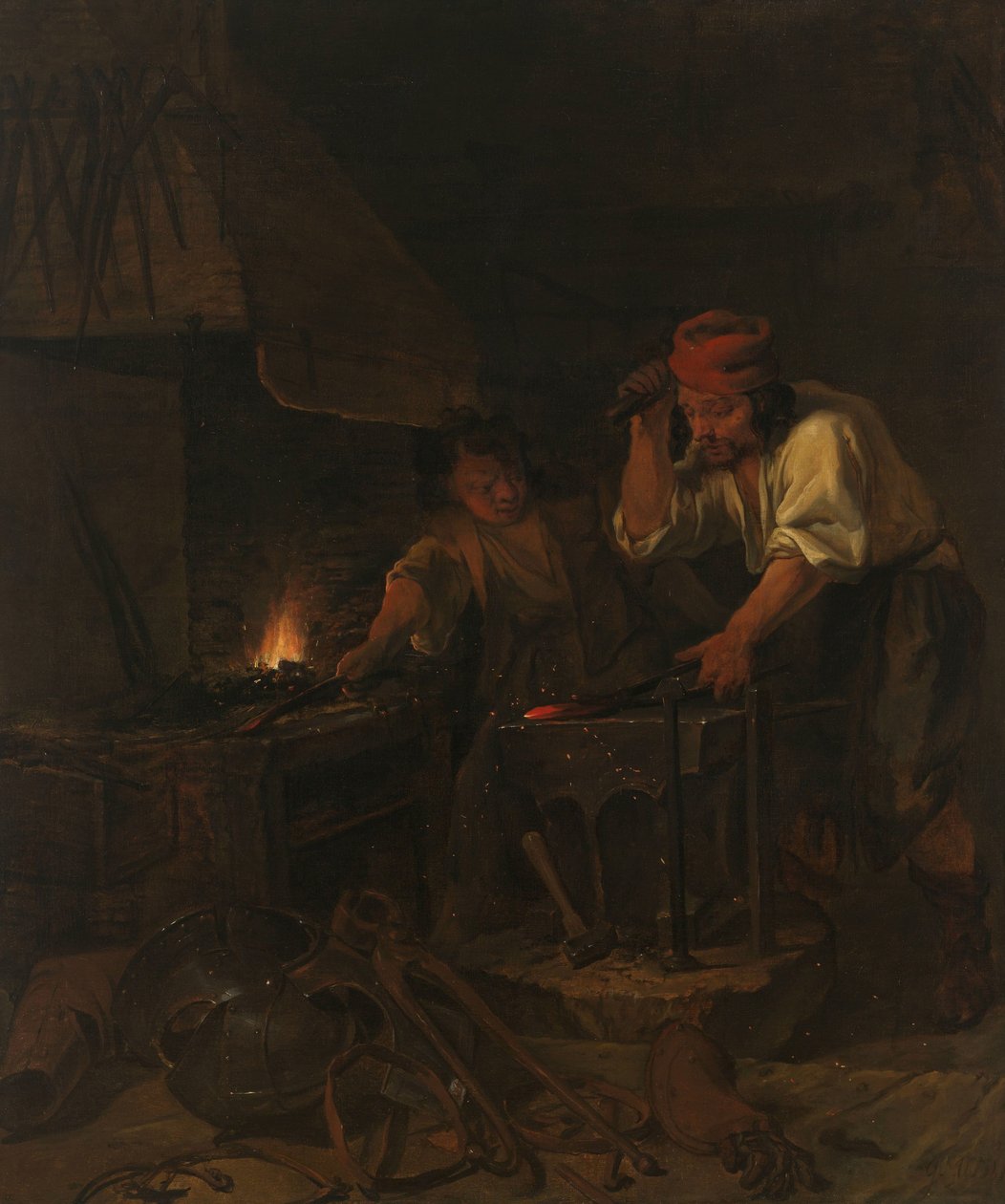 El armero de Gabriel Metsu