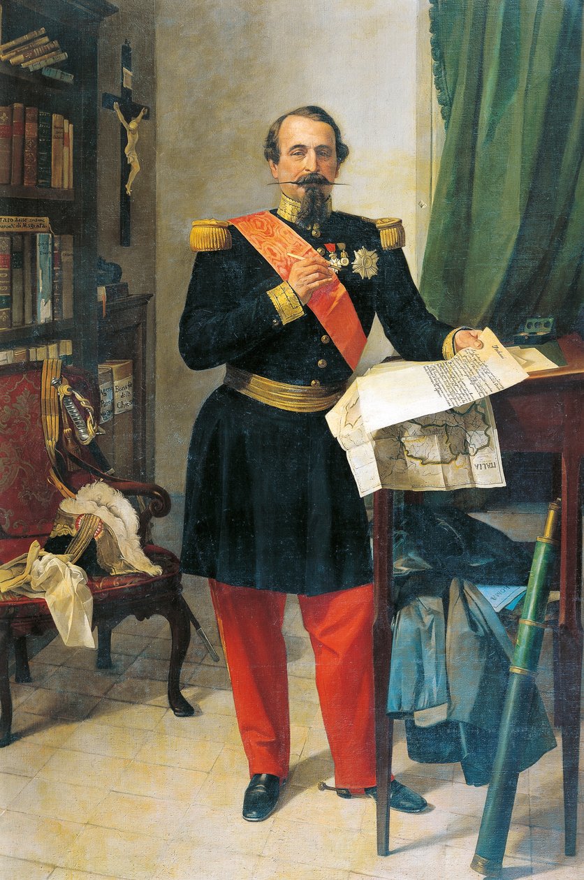 Retrato de Napoleón III (París de Gaetano Belvederi