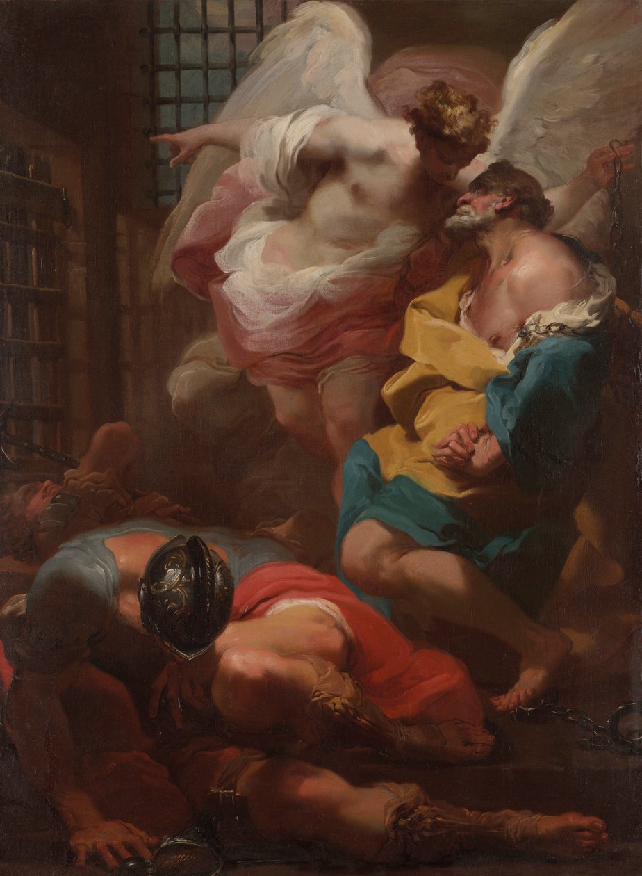 La Liberación de San Pedro de Gaetano Gandolfi