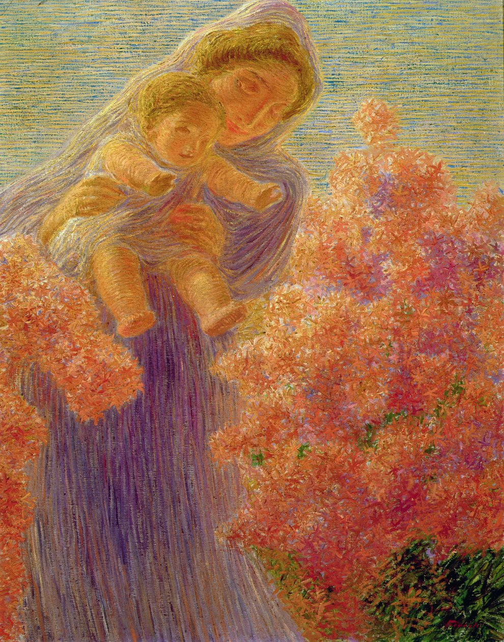 Madre e hijo de Gaetano Previati