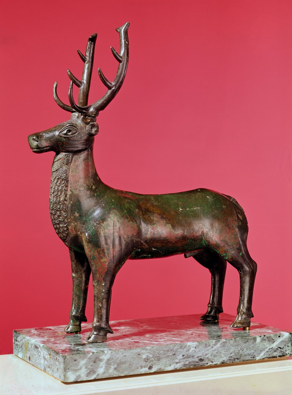 Ciervo (bronce) de Gallo Roman