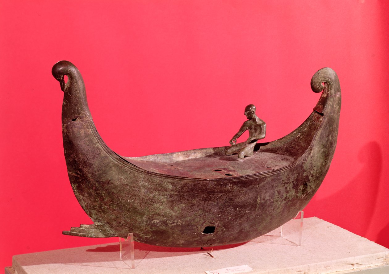 Barco votivo (bronce) de Gallo Roman