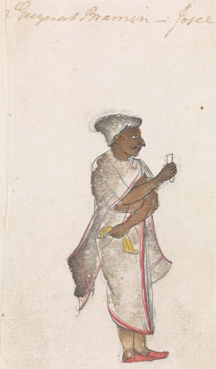 Un brahmán de Gugerat de Gangaram Chintaman Tambat