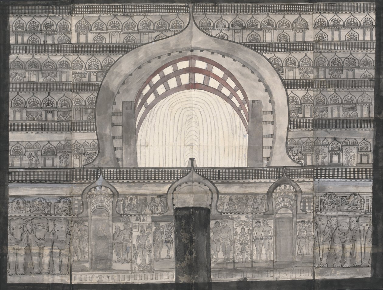 El templo de Ekvera de Gangaram Chintaman Tambat