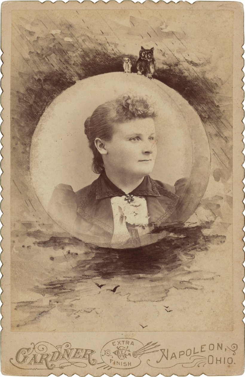 Retrato de mujer,1890s (foto) de Gardner Studio