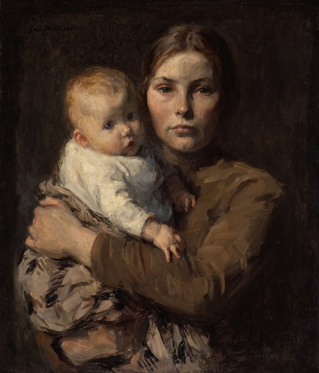Madre e hijo, c. 1906 de Gari Melchers