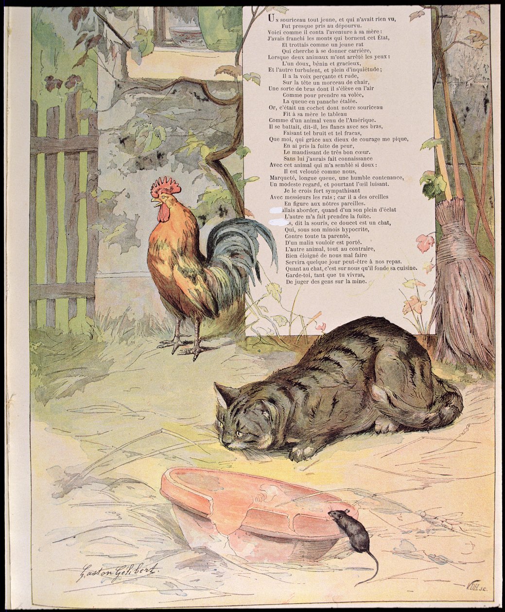 El Joven Gallo, el Gato y el Joven Ratón, de 