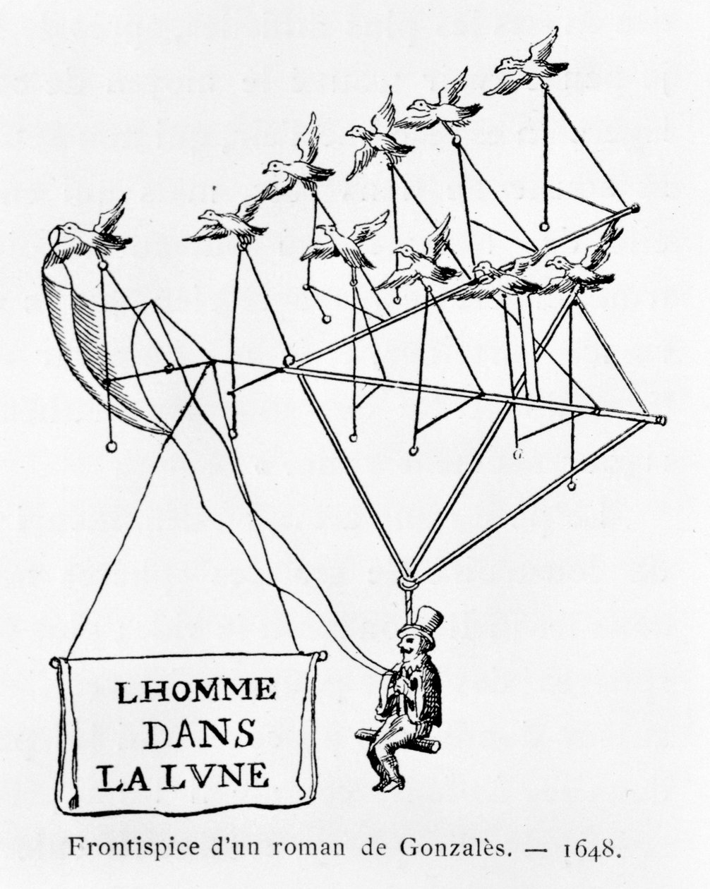 El hombre en la luna, 1648 1887 de Gaston Tissandier
