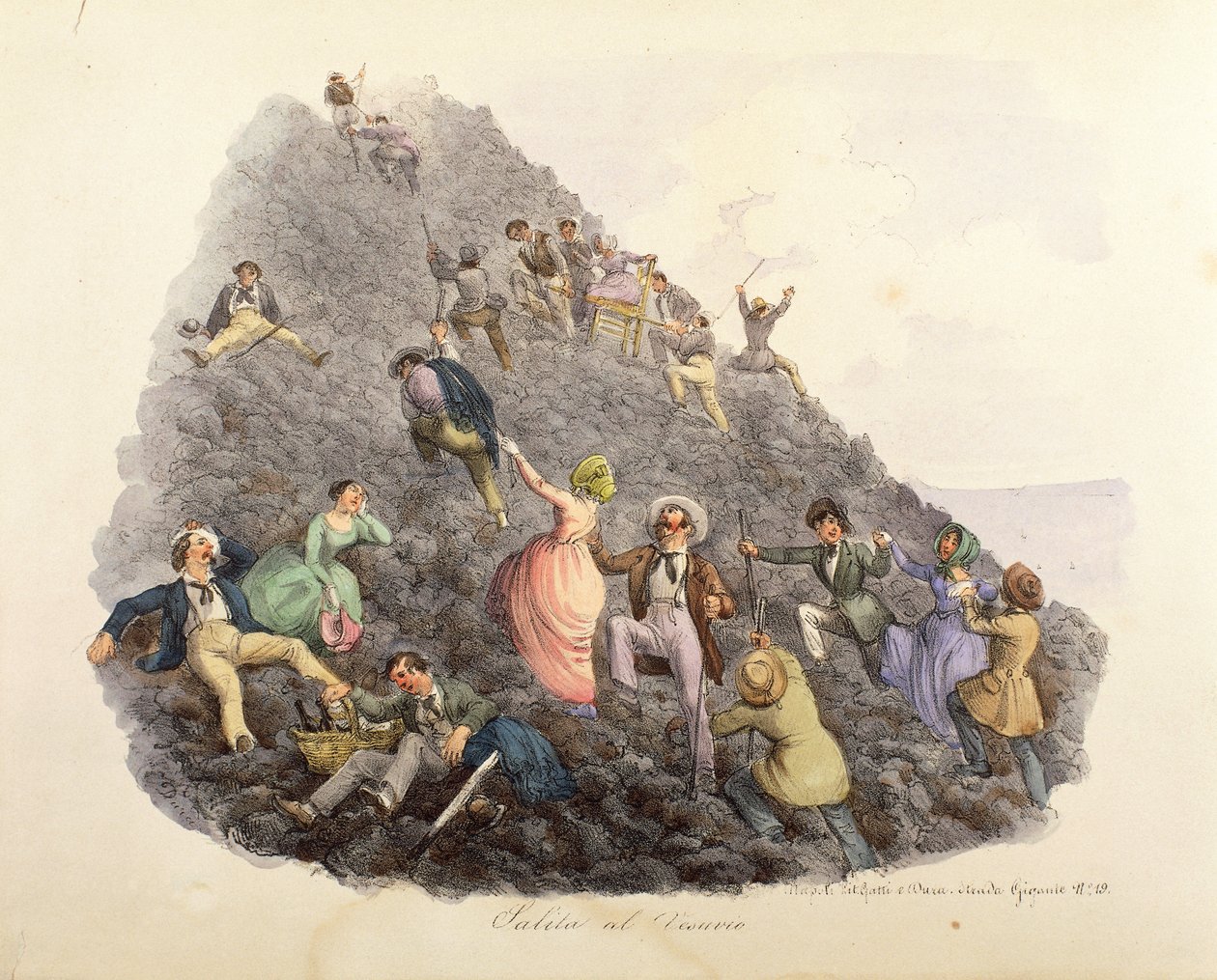 La subida al Vesubio de Gatti and Dura